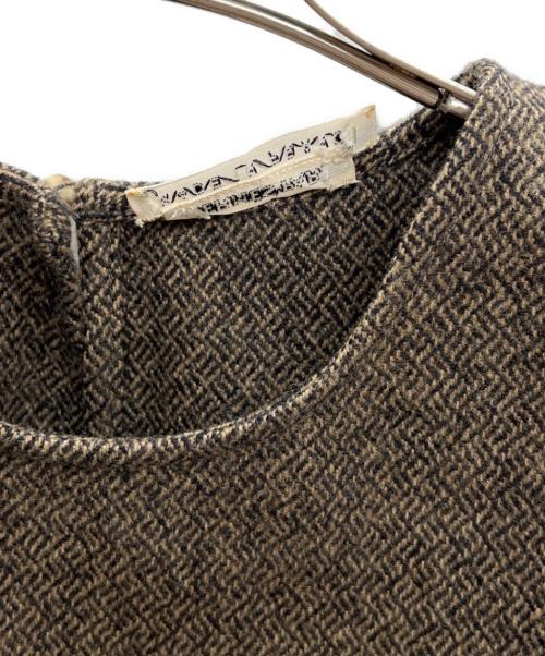 HERMES（エルメス）HERMES (エルメス) ニットベスト ブラウン サイズ:38の古着・服飾アイテム