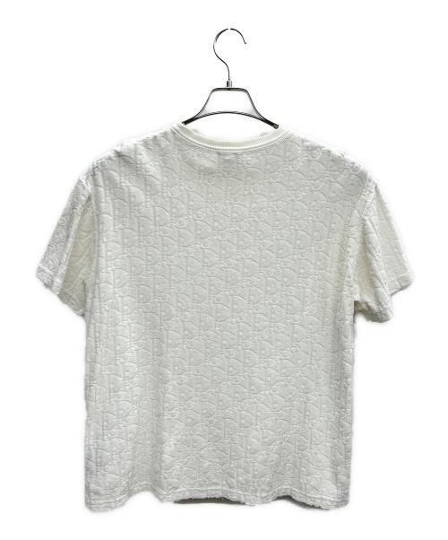 Dior（ディオール）DIOR (ディオール) カットソー オブリークテリーコットンジャガード ホワイト サイズ:Sの古着・服飾アイテム