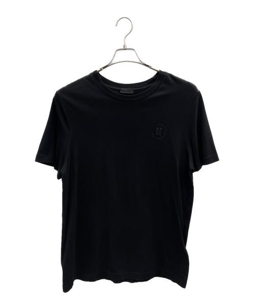 MONCLER（モンクレール）MONCLER (モンクレール) 半袖カットソー ブラック サイズ:Mの古着・服飾アイテム