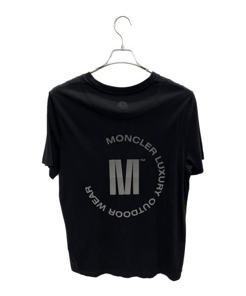 MONCLER（モンクレール）MONCLER (モンクレール) 半袖カットソー ブラック サイズ:Mの古着・服飾アイテム