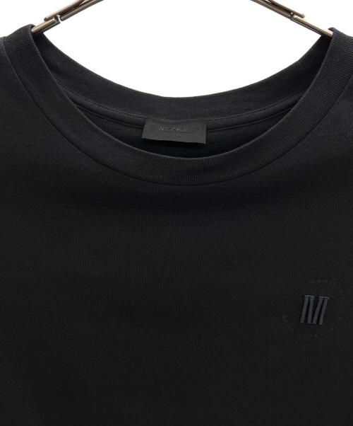 MONCLER（モンクレール）MONCLER (モンクレール) 半袖カットソー ブラック サイズ:Mの古着・服飾アイテム