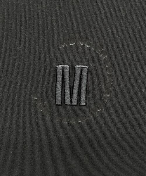 MONCLER（モンクレール）MONCLER (モンクレール) 半袖カットソー ブラック サイズ:Mの古着・服飾アイテム