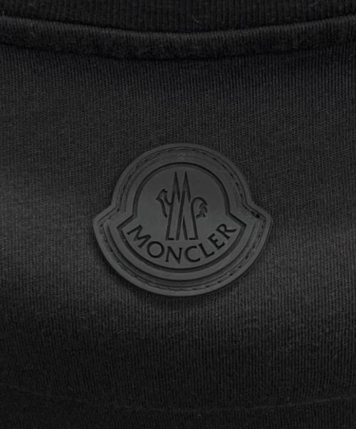 MONCLER（モンクレール）MONCLER (モンクレール) 半袖カットソー ブラック サイズ:Mの古着・服飾アイテム
