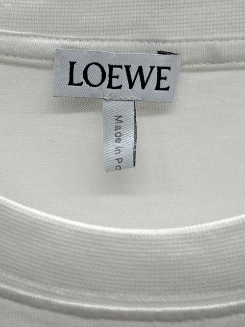 LOEWE（ロエベ）LOEWE (ロエベ) 長袖カットソー ホワイト サイズ:Mの古着・服飾アイテム