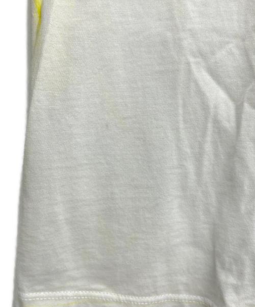 LOEWE（ロエベ）LOEWE (ロエベ) フォトコピーTシャツ ホワイト×イエロー サイズ:Mの古着・服飾アイテム