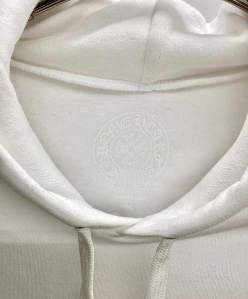 CHROME HEARTS（クロムハーツ）CHROME HEARTS (クロムハーツ) The Rolling Stones (ザ ローリングストーンズ) プルオーバーパーカー ホワイト×レッド サイズ:Mの古着・服飾アイテム
