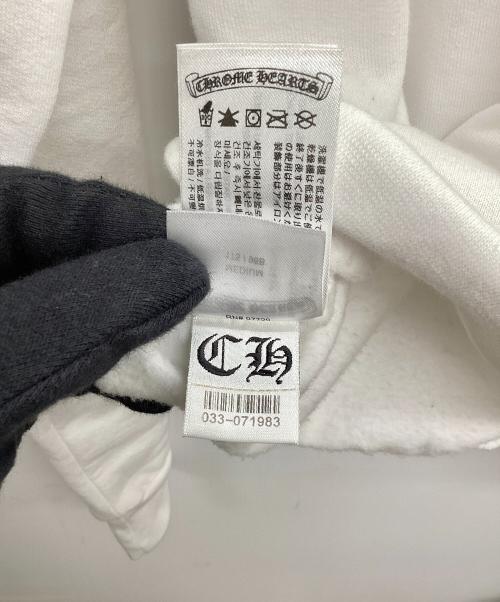 CHROME HEARTS（クロムハーツ）CHROME HEARTS (クロムハーツ) The Rolling Stones (ザ ローリングストーンズ) プルオーバーパーカー ホワイト×レッド サイズ:Mの古着・服飾アイテム