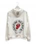 CHROME HEARTS (クロムハーツ) The Rolling Stones (ザ ローリングストーンズ) プルオーバーパーカー ホワイト×レッド サイズ:M：120000円