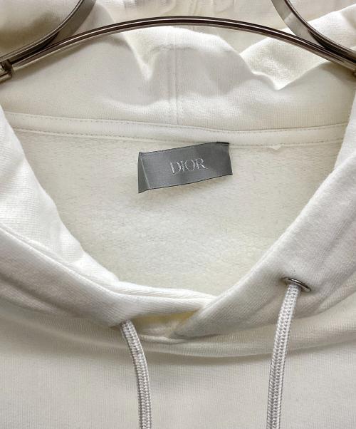 Dior（ディオール）DIOR (ディオール) プルオーバーパーカー ホワイト サイズ:XLの古着・服飾アイテム