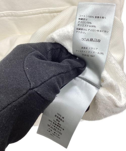 Dior（ディオール）DIOR (ディオール) プルオーバーパーカー ホワイト サイズ:XLの古着・服飾アイテム