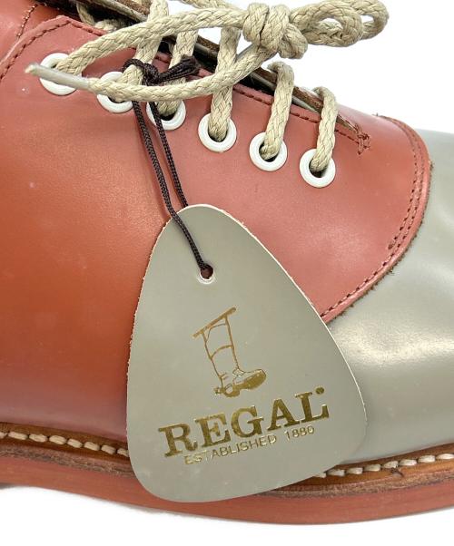 REGAL（リーガル）REGAL (リーガル) サドルシューズ グレー×ブラウン サイズ:25.0の古着・服飾アイテム