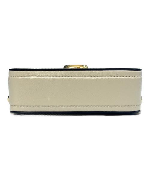 MARC JACOBS（マークジェイコブス）MARC JACOBS (マークジェイコブス) ショルダーバッグ スナップショット ネイビー×オレンジの古着・服飾アイテム