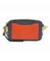 MARC JACOBS (マークジェイコブス) ショルダーバッグ スナップショット ネイビー×オレンジ：12000円