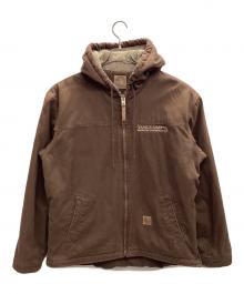 BERNE（バーン）の古着「Heartland Washed Duck Hooded Work Coat」｜ブラウン