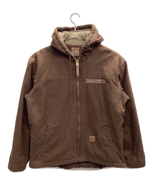 BERNE（バーン）BERNE (バーン) Heartland Washed Duck Hooded Work Coat ブラウン サイズ:Lの古着・服飾アイテム
