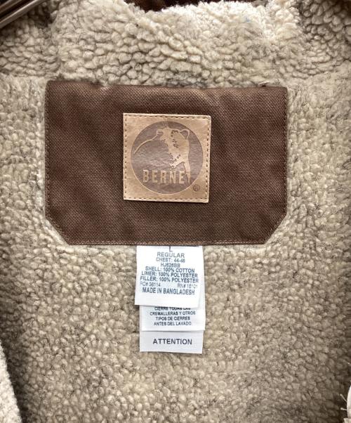 BERNE（バーン）BERNE (バーン) Heartland Washed Duck Hooded Work Coat ブラウン サイズ:Lの古着・服飾アイテム