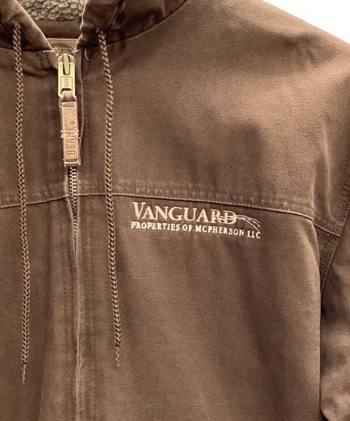 BERNE（バーン）BERNE (バーン) Heartland Washed Duck Hooded Work Coat ブラウン サイズ:Lの古着・服飾アイテム