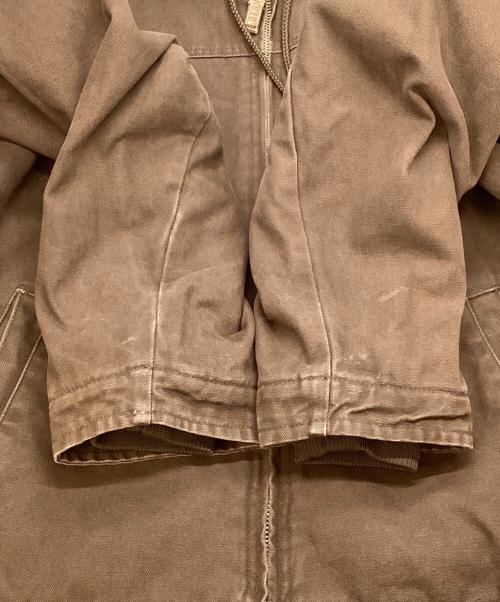 BERNE（バーン）BERNE (バーン) Heartland Washed Duck Hooded Work Coat ブラウン サイズ:Lの古着・服飾アイテム