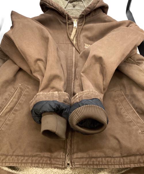 BERNE（バーン）BERNE (バーン) Heartland Washed Duck Hooded Work Coat ブラウン サイズ:Lの古着・服飾アイテム