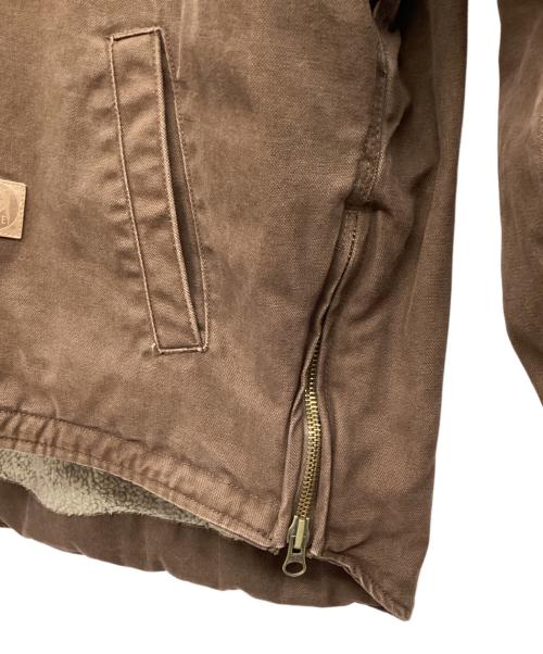 BERNE（バーン）BERNE (バーン) Heartland Washed Duck Hooded Work Coat ブラウン サイズ:Lの古着・服飾アイテム