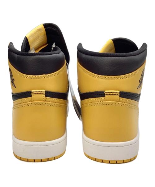 NIKE（ナイキ）NIKE (ナイキ) AIR JORDAN 1 イエロー×ブラック サイズ:27.5 未使用品の古着・服飾アイテム