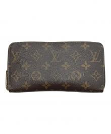 LOUIS VUITTON（ルイ ヴィトン）の古着「ジッピーウォレット 長財布 」｜ブラウン