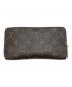 LOUIS VUITTON (ルイ ヴィトン) ジッピーウォレット 長財布  ブラウン：25000円