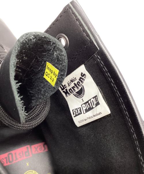Dr.Martens（ドクターマーチン）Dr.Martens (ドクターマーチン) sex pistols (セックスピストルズ) Dr.Martens Ｓex Pistols コラボレーション 8ホール ブラック サイズ:9の古着・服飾アイテム