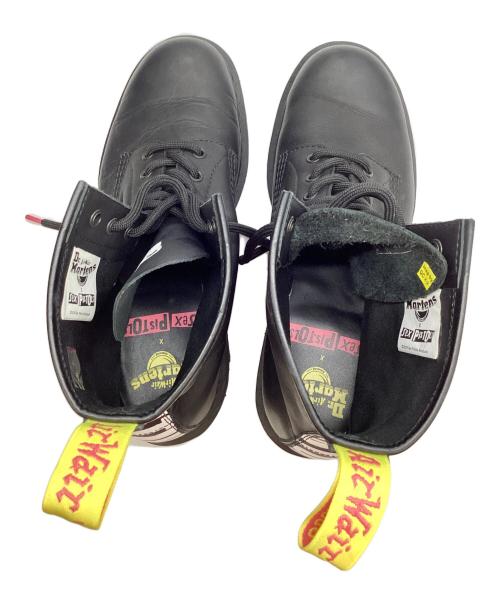 Dr.Martens（ドクターマーチン）Dr.Martens (ドクターマーチン) sex pistols (セックスピストルズ) Dr.Martens Ｓex Pistols コラボレーション 8ホール ブラック サイズ:9の古着・服飾アイテム