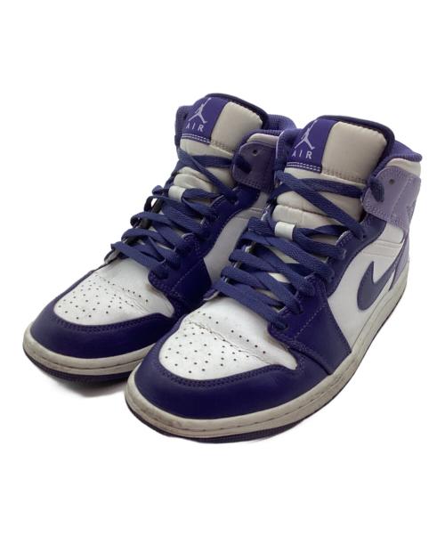 NIKE（ナイキ）NIKE (ナイキ) ハイカットスニーカー パープル×ホワイト サイズ:26.5の古着・服飾アイテム