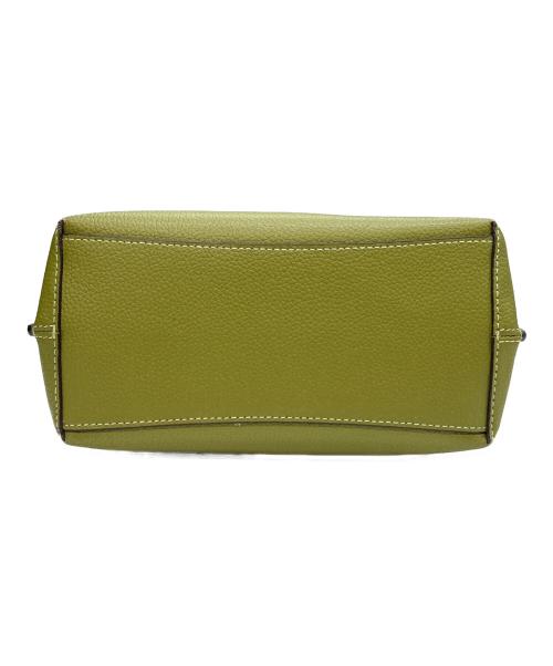 COACH（コーチ）COACH (コーチ) モリーバケットバッグ 2WAY グリーン×イエローの古着・服飾アイテム