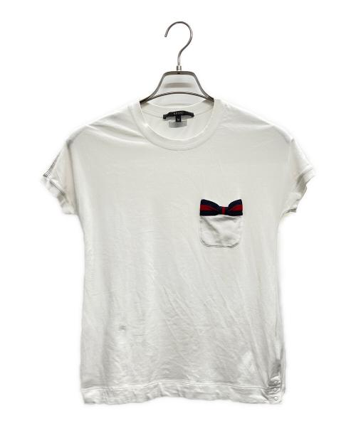 GUCCI（グッチ）GUCCI (グッチ) 半袖カットソー ホワイト サイズ:Mの古着・服飾アイテム