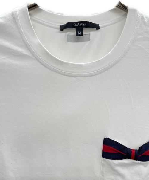 GUCCI（グッチ）GUCCI (グッチ) 半袖カットソー ホワイト サイズ:Mの古着・服飾アイテム