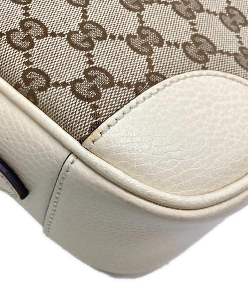 GUCCI（グッチ）GUCCI (グッチ) GGキャンバス ブリー ショルダーバッグ ブラウン×アイボリーの古着・服飾アイテム