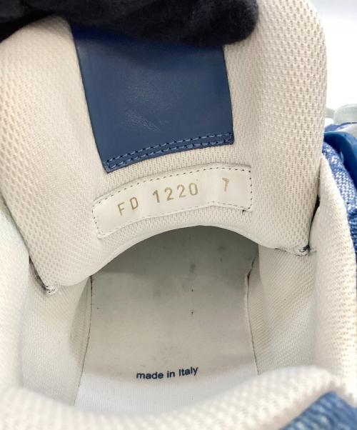 LOUIS VUITTON（ルイ ヴィトン）LOUIS VUITTON (ルイ ヴィトン) LV トレイナー・ライン スニーカー デニム ブルー サイズ:7の古着・服飾アイテム