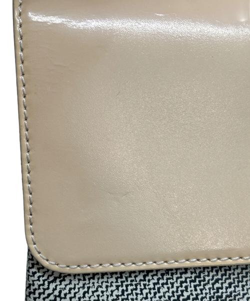 LOEWE（ロエベ）LOEWE (ロエベ) ツイストハンドバッグ ベラスケス 2WAY ホワイト×グレーの古着・服飾アイテム