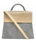 LOEWE（ロエベ）の古着「ツイストハンドバッグ ベラスケス 2WAY」｜ホワイト×グレー