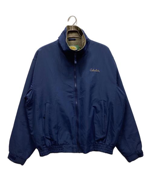 Cabela's（カベラス）Cabela's (カベラス) ブルゾン ブルー×ブラウン サイズ:XLの古着・服飾アイテム