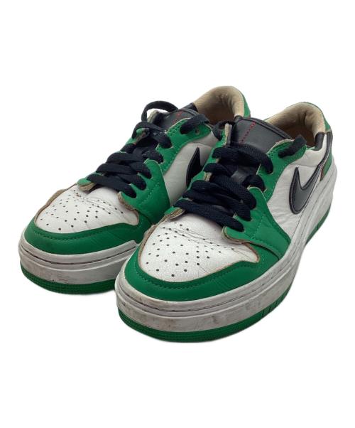NIKE（ナイキ）NIKE (ナイキ) ローカットスニーカー ホワイト×グリーン サイズ:23.5の古着・服飾アイテム