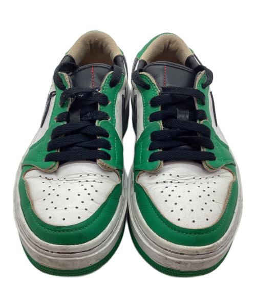 NIKE（ナイキ）NIKE (ナイキ) ローカットスニーカー ホワイト×グリーン サイズ:23.5の古着・服飾アイテム