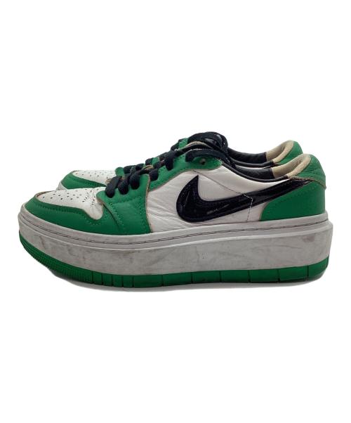 NIKE（ナイキ）NIKE (ナイキ) ローカットスニーカー ホワイト×グリーン サイズ:23.5の古着・服飾アイテム