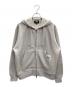 stussy（ステューシー）の古着「PATCH ZIP KNIT HOODIE 25AW」｜グレー