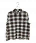 stussyステューシー）の古着「フランネルシャツ」｜グリーン×グレー