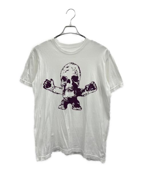 CHROME HEARTS（クロムハーツ）CHROME HEARTS (クロムハーツ) 半袖カットソー ホワイト×パープル サイズ:Lの古着・服飾アイテム