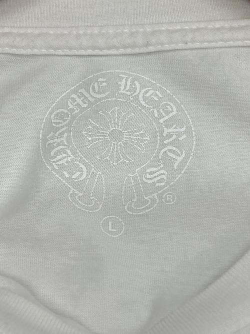 CHROME HEARTS（クロムハーツ）CHROME HEARTS (クロムハーツ) 半袖カットソー ホワイト×パープル サイズ:Lの古着・服飾アイテム
