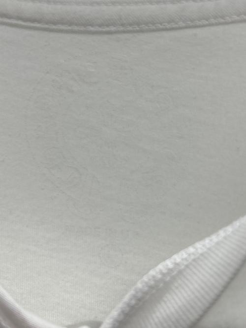 CHROME HEARTS（クロムハーツ）CHROME HEARTS (クロムハーツ) 半袖カットソー ホワイト×ブラック サイズ:Lの古着・服飾アイテム