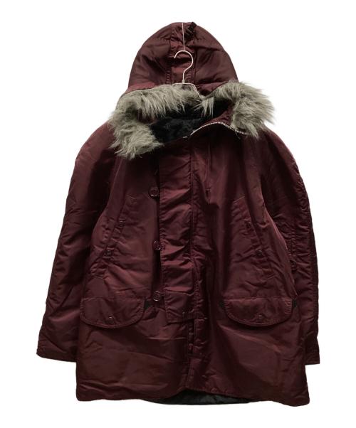 ALPHA（アルファ）ALPHA (アルファ) N-3Bタイプコート レッド サイズ:LARGEの古着・服飾アイテム