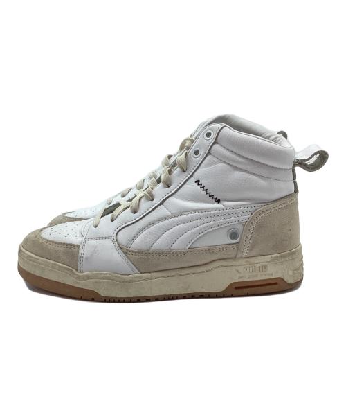 PUMA（プーマ）PUMA (プーマ) ハイカットスニーカー ホワイト サイズ:24の古着・服飾アイテム