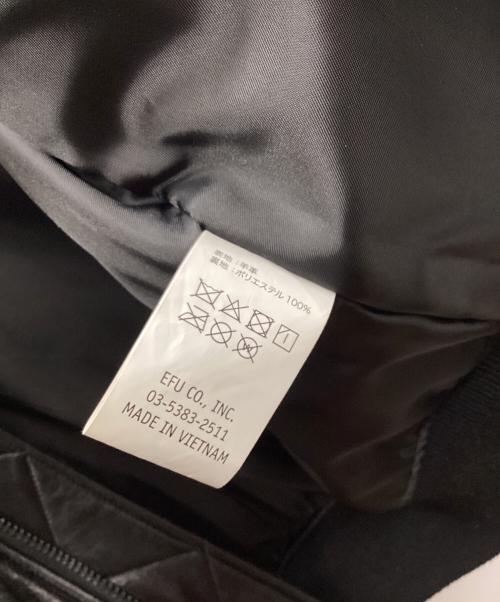 TED COMPANY（テッドカンパニー）TED COMPANY (テッドカンパニー) レザーMA-1ジャケット ブラック サイズ:42の古着・服飾アイテム