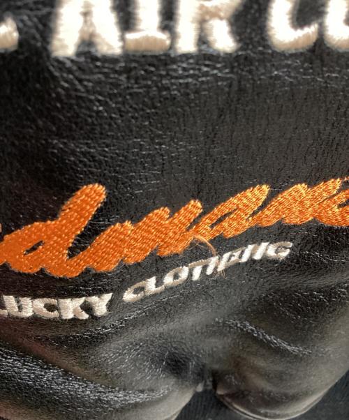 TED COMPANY（テッドカンパニー）TED COMPANY (テッドカンパニー) レザーMA-1ジャケット ブラック サイズ:42の古着・服飾アイテム